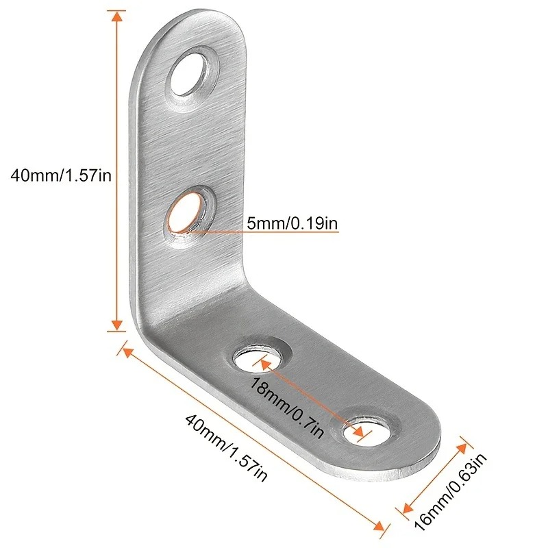 Woodworking X Brace - 6 Buah Braket Berbentuk L Sudut