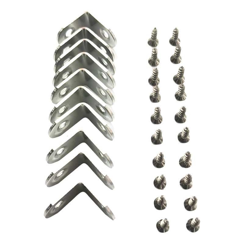 Woodworking X Brace - 10 x Braket L Baja Penyangga