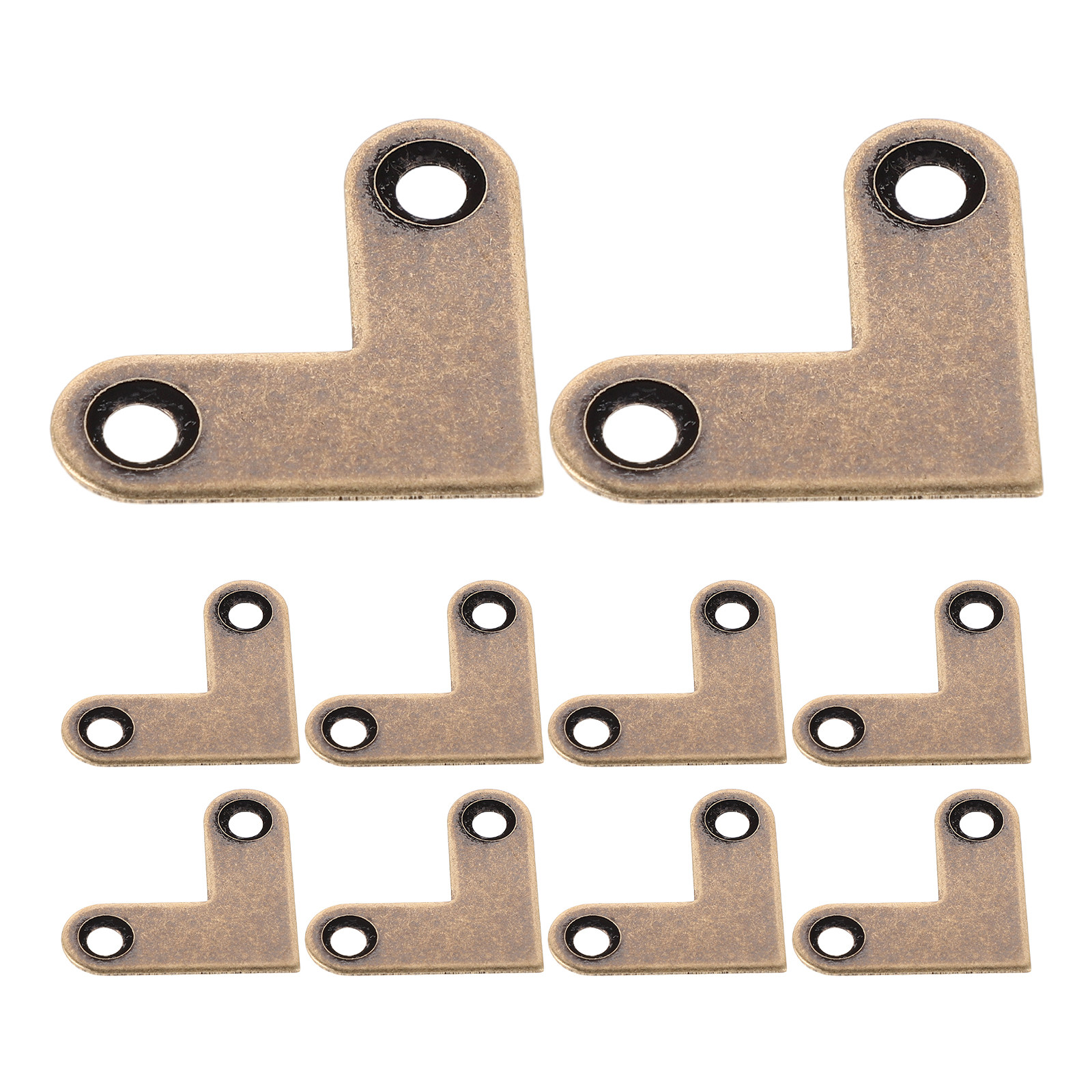 Woodworking X Brace - 10 Buah Braket Sudut Tembaga Murni