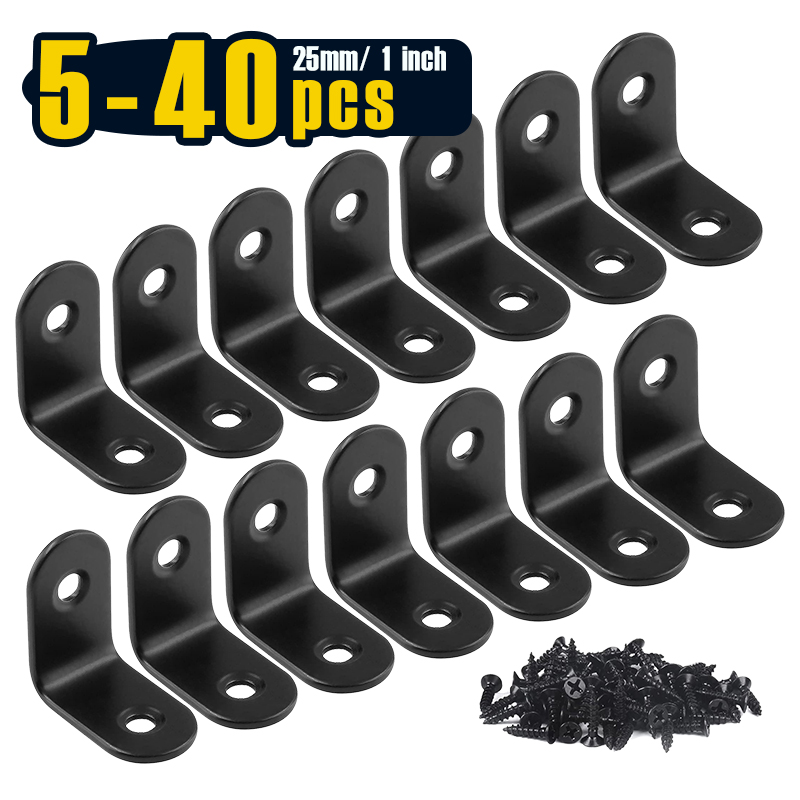 Woodworking X Brace - 5-40 Buah, Penjepit Sudut 25X25Mm Penjepit