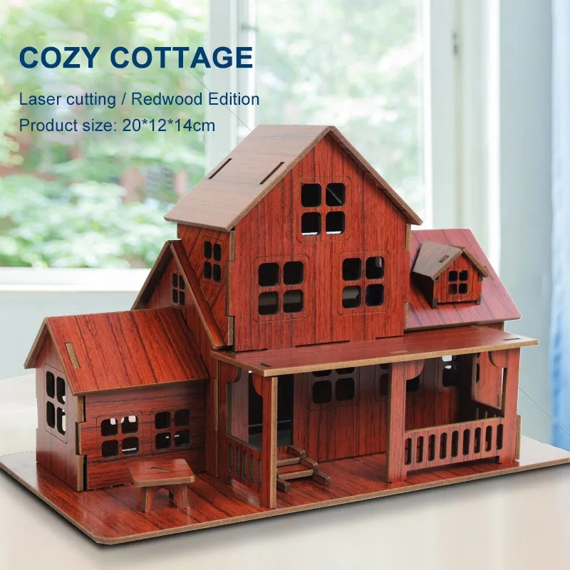 Woodworking Game - Permainan Model Puzzle Kayu 3D Rumah