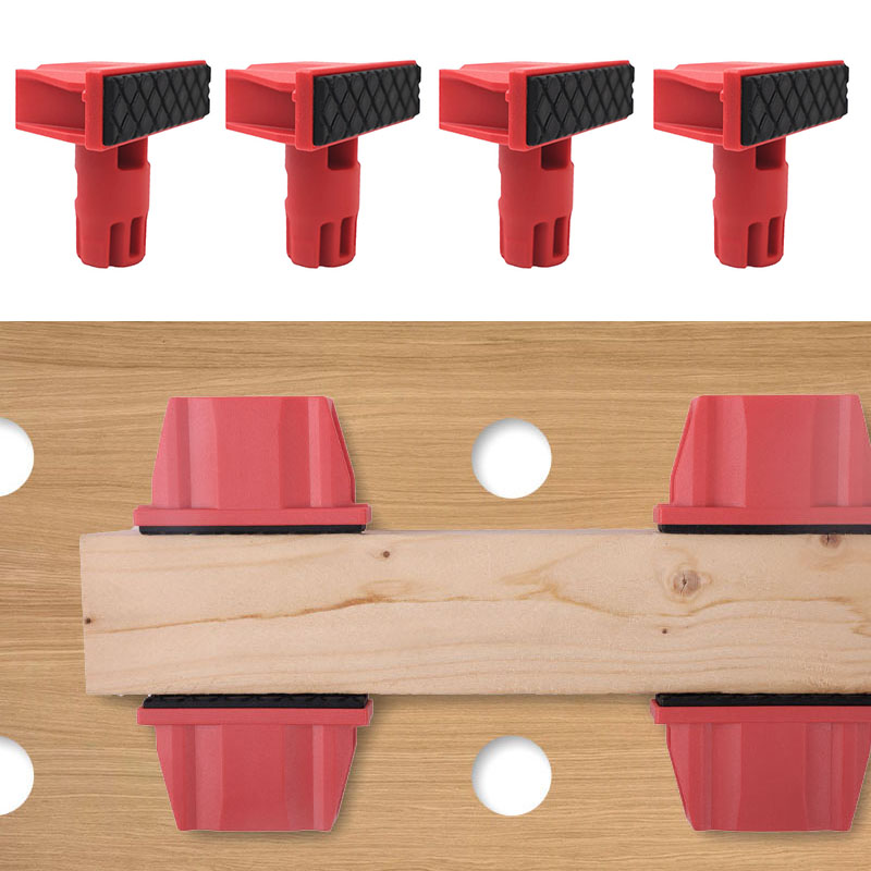 Woodworking Essential Tools - 4 Buah Bangku Plastik Anjing, Penghenti