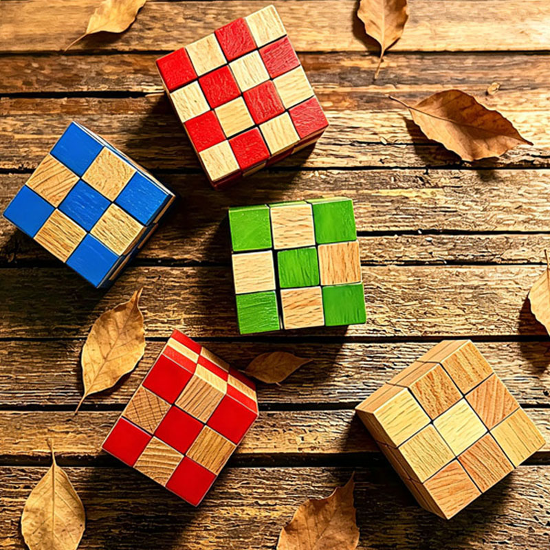 Woodworking Game - Teka-Teki Kayu Bentuk Kubus Ular untuk