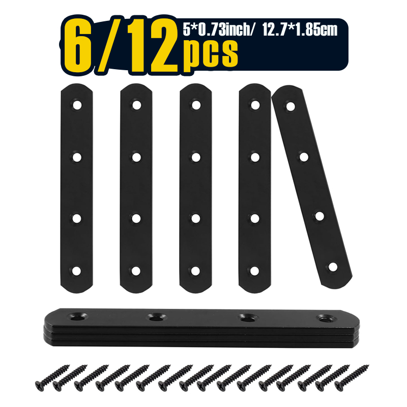 Woodworking X Brace - 6/ 12 Buah, Braket Lurus 5