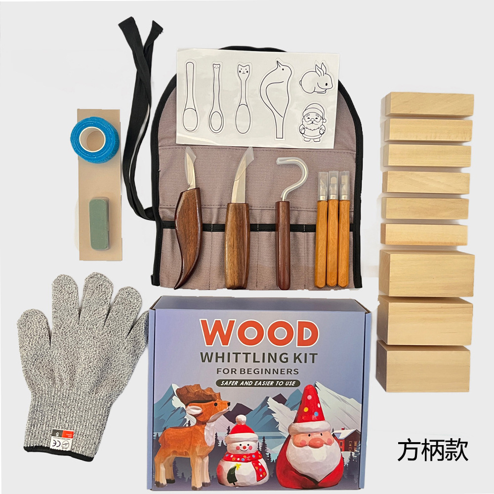 Woodworking Gifts - Set Pisau Ukir Kotak Hadiah 21-Piece,