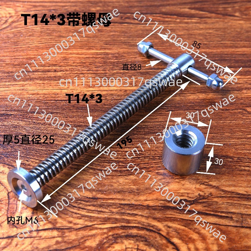 Woodworking Vise Types - Penjepit Sekrup Tangan Bentuk-T dari Baja