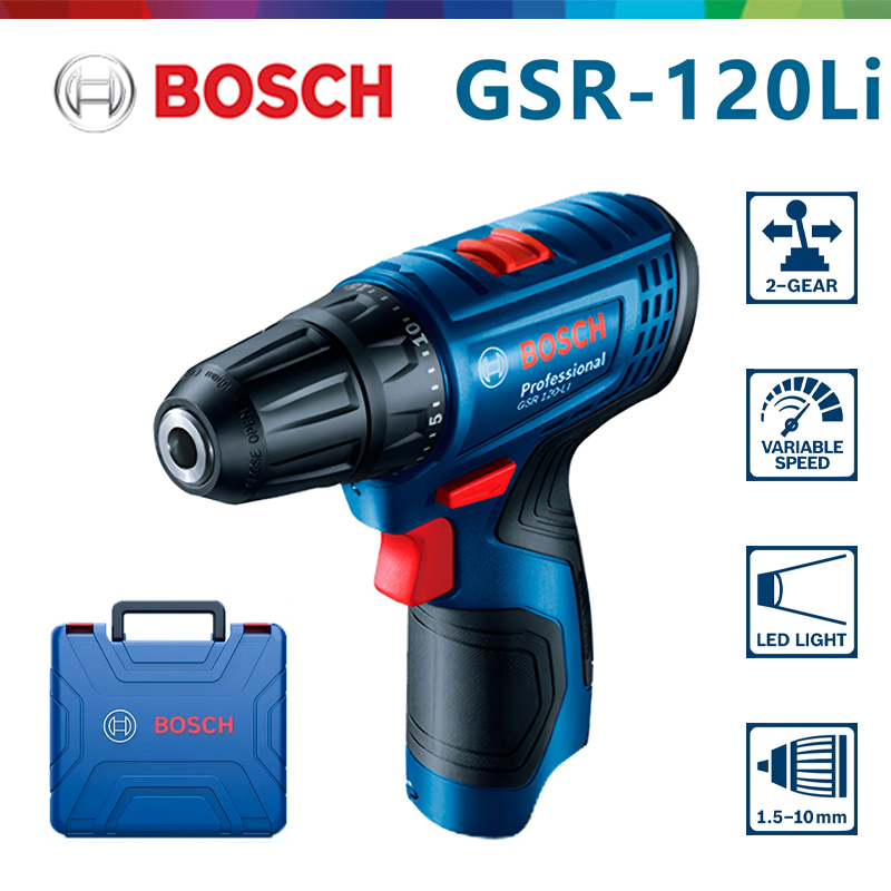 Woodworking Drill - Bosch GSR 120-LI 12V Bor Listrik