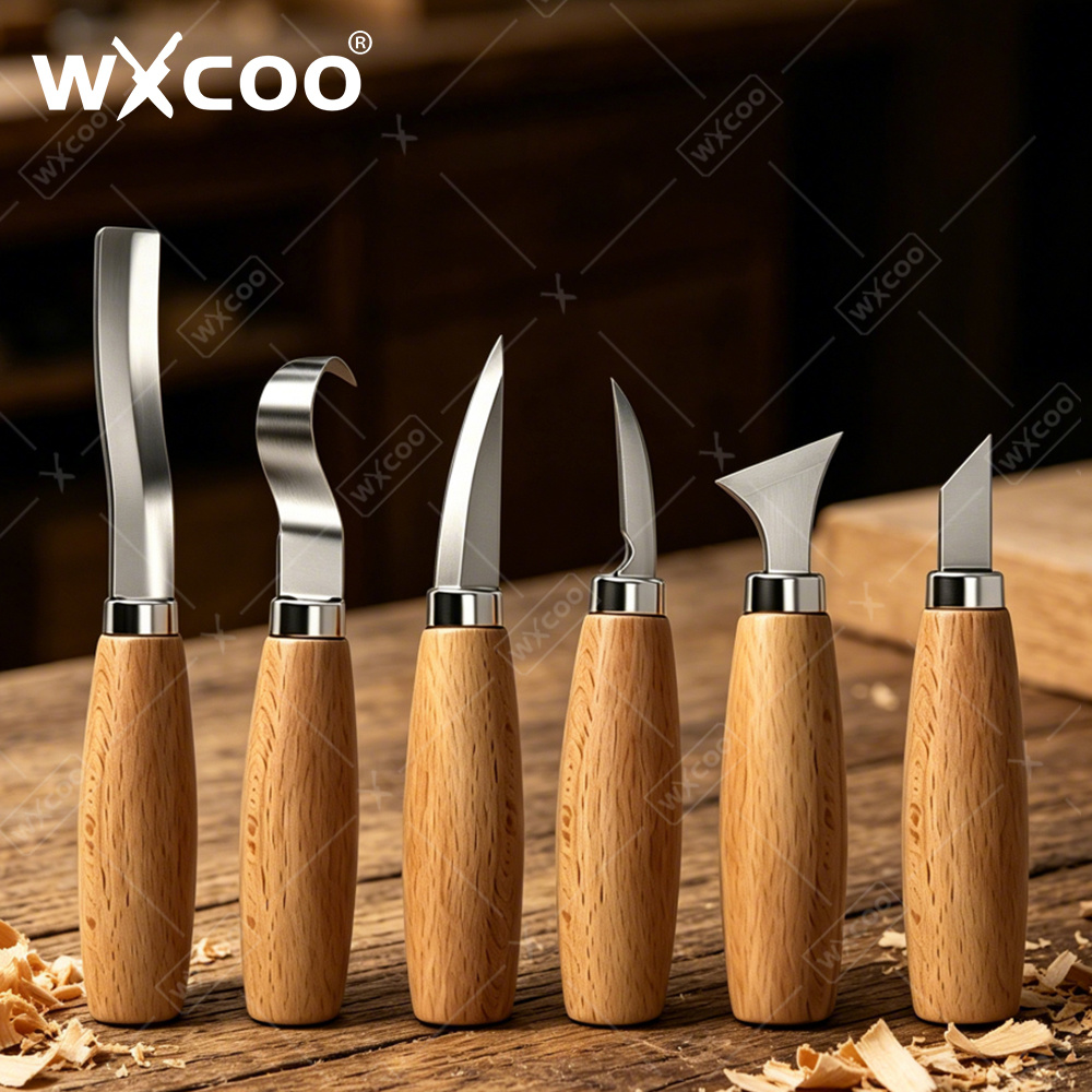 Woodworking Kerf - Pisau Pahat Ukir Kayu Ergonomis WXCOO,