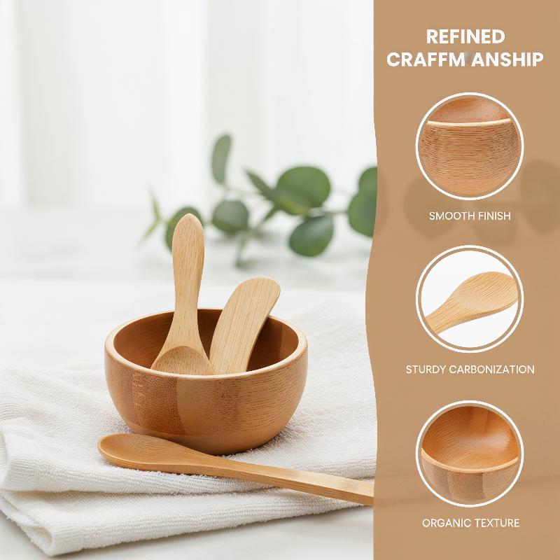 Woodworking Oil - 3 Buah Mangkuk Pencampur Masker Wajah