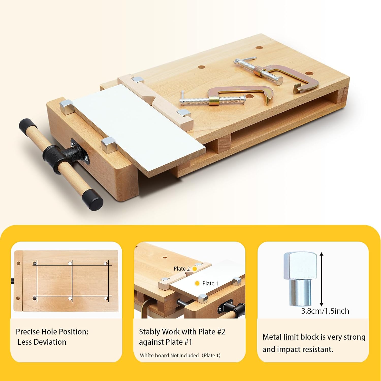 Meja Kerja Kayu Keras dengan V - Woodworking Vise Types ulasan dan harga