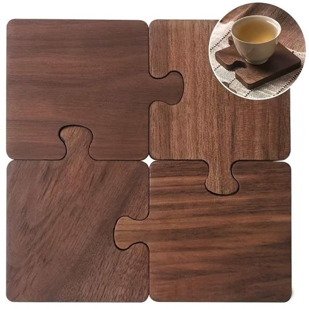 4pcs Set Tatakan Kayu Vintage  - Woodworking Game ulasan dan harga