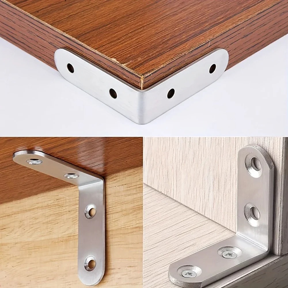 6 Buah Braket Berbentuk L Sudu - Woodworking X Brace ulasan dan harga