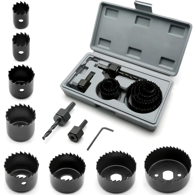 8pcs Set Mata Bor Lubang Kayu  - Woodworking Drill ulasan dan harga