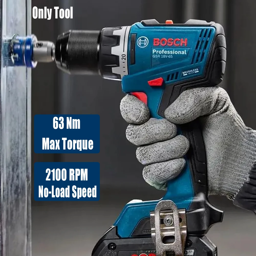 Bosch GSR 18V-65 Bor Listrik T - Woodworking Drill ulasan dan harga