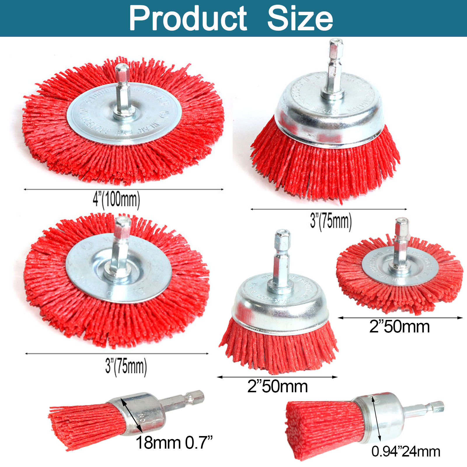 Sikat Cangkir Nilon Sikat Roda - Woodworking Drill ulasan dan harga