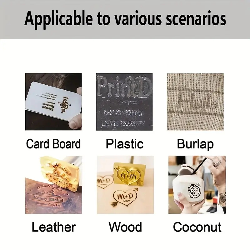 Stempel Besi Logo Personalisas - Woodworking Logo Design ulasan dan harga