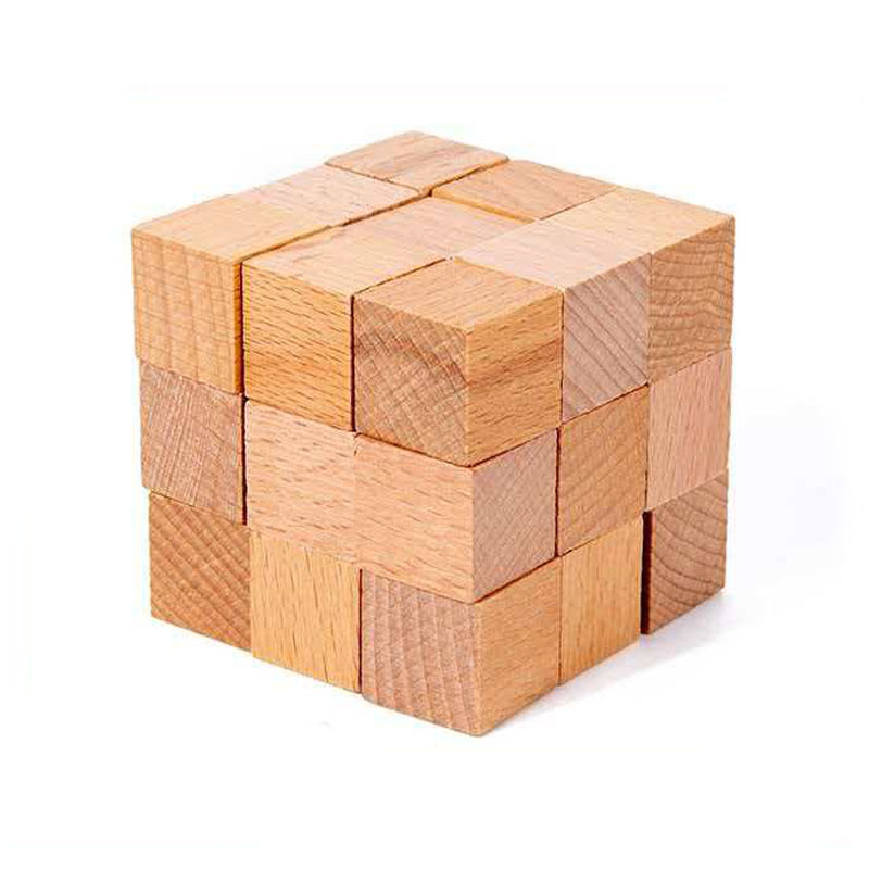 Teka-Teki Kayu Bentuk Kubus Ul - Woodworking Game ulasan dan harga