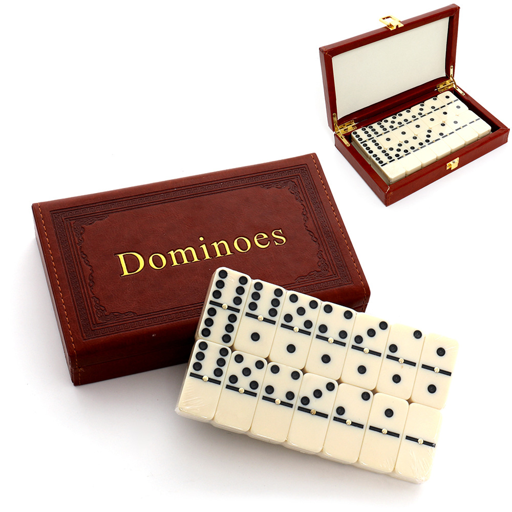 28Pcs Set Domino Resin Permain - Woodworking Game ulasan dan harga