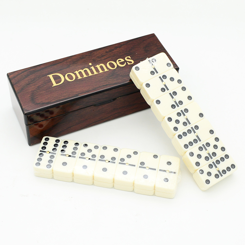 28Pcs Set Domino Resin Permain - Woodworking Game ulasan dan harga
