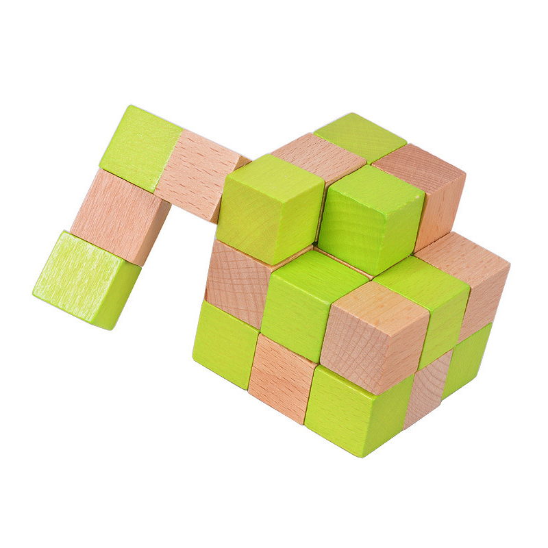 Teka-teki Kubus Ular Kayu Lati - Woodworking Game ulasan dan harga
