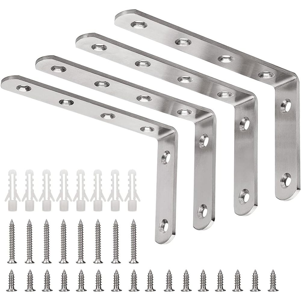 5 x 3 Penyangga Rak Baja Tahan - Woodworking X Brace ulasan dan harga