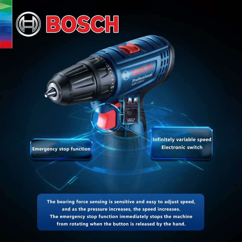 Bosch GSR 120-LI 12V Bor Listr - Woodworking Drill ulasan dan harga