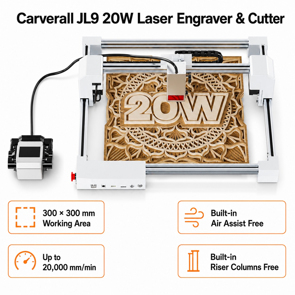 Carverall JL9 20W Mesin Penguk - Woodworking Veneer Cutter ulasan dan harga