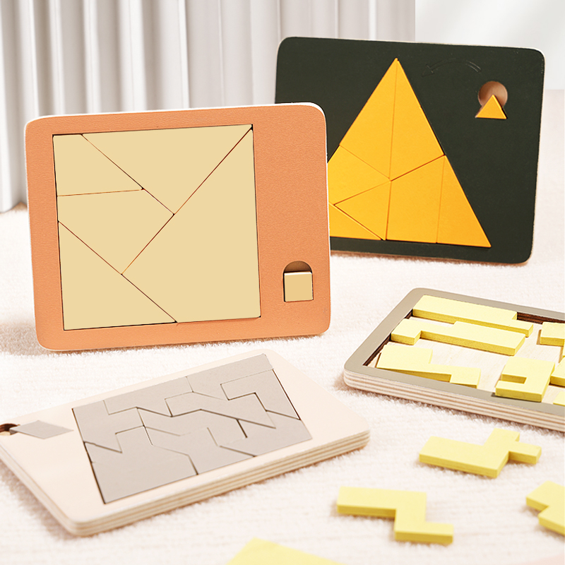 Teka-teki Jigsaw Puzzle geomet - Woodworking Game ulasan dan harga