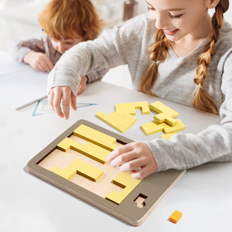 Teka-teki Jigsaw Puzzle geomet - Woodworking Game ulasan dan harga