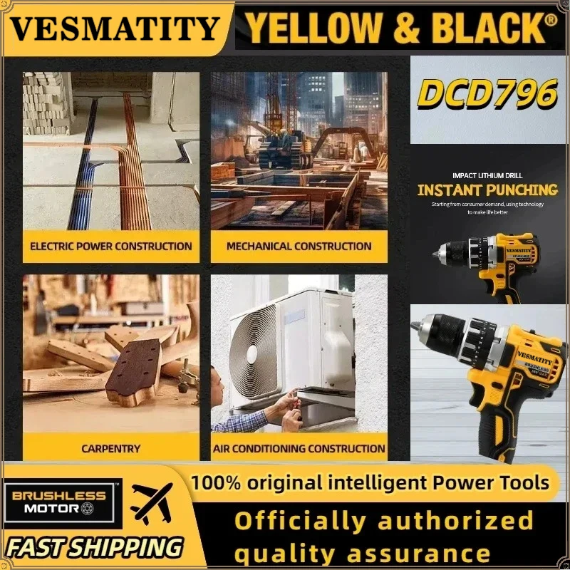 DCD796 Bor Listrik Tanpa Kabel - Woodworking Essential Tools ulasan dan harga
