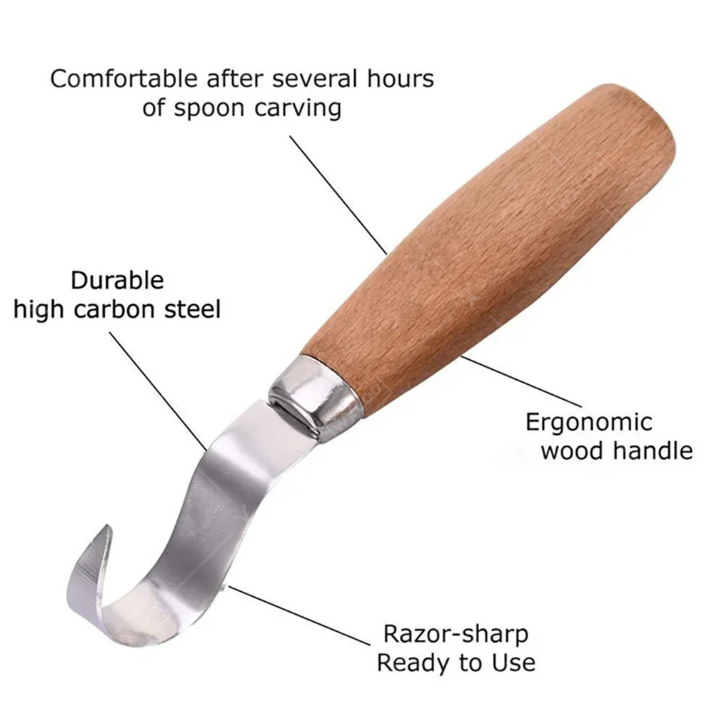 Pisau Pahat Ukir Kayu Ergonomi - Woodworking Kerf ulasan dan harga