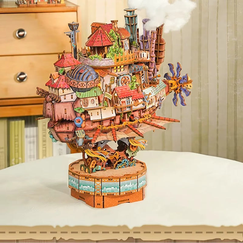 Kapal Perjalanan Asli Howl's M - Woodworking Game ulasan dan harga